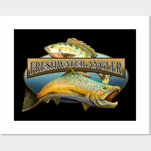 Freshwater Angler Wall Art by PeggyNovak